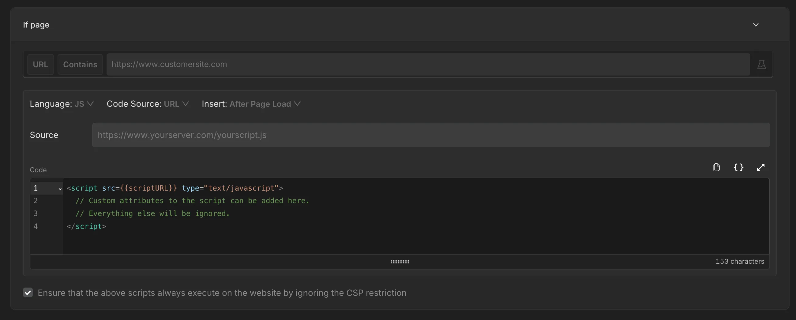 Inject JS